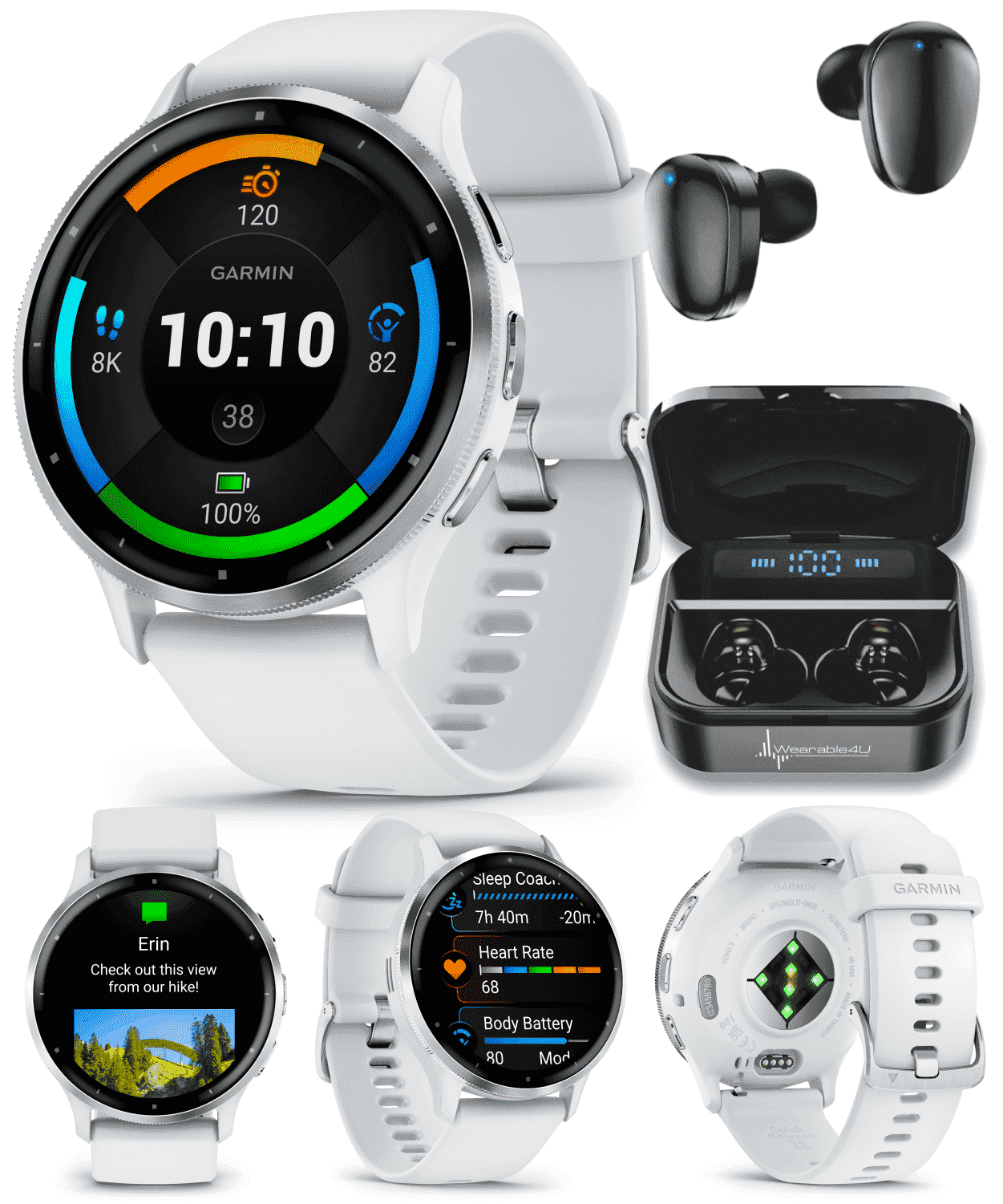 Wearable4u, Garmin Venu 3 GPS Smartwatch, 45 mm, Gray - Walmart.com
