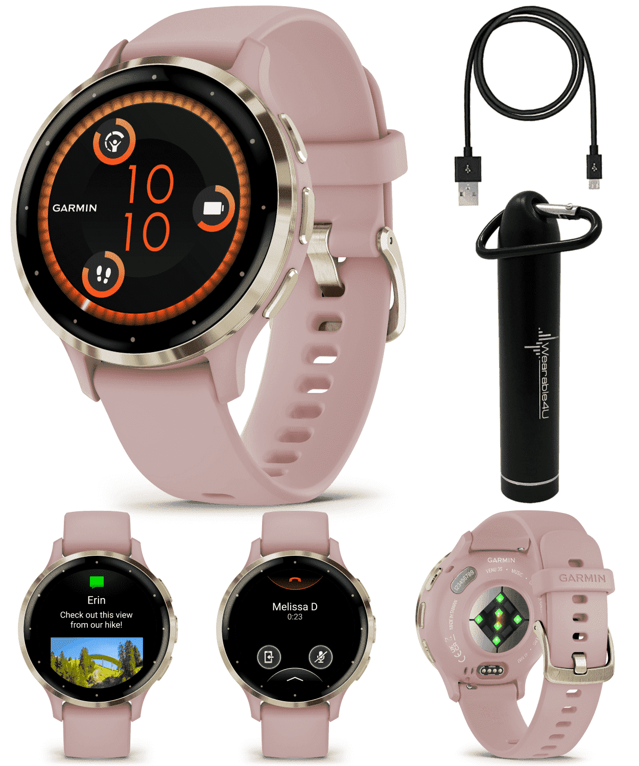 Garmin Venu 3 GPS Smartwatch, 45mm, Health & Fitness Features, 14