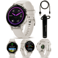 thumbnail image 1 of Garmin Venu 3S GPS Smartwatch, AMOLED Display 41 mm Watch, Advanced Health and Fitness Features, Up to 10 Days of Battery, Wheelchair Mode, Sleep Coach, Ivory Case with Wearable4U Power Bank Bundle, 1 of 5