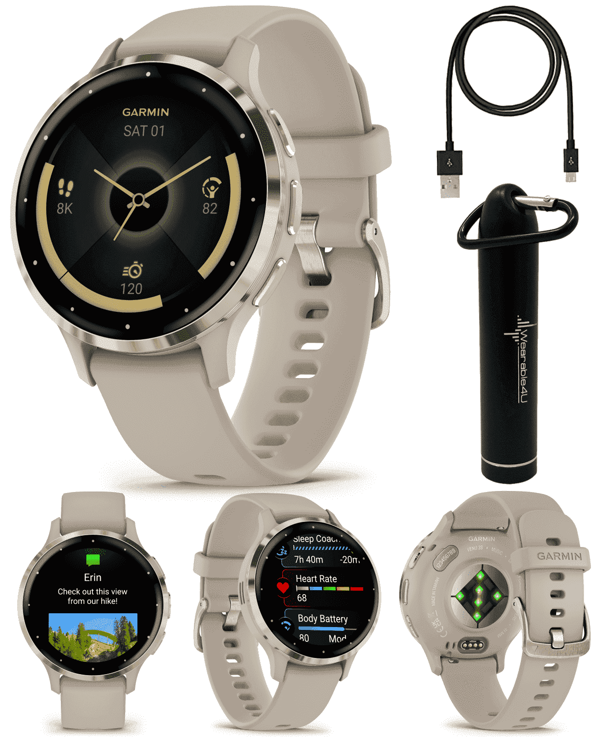 ガーミン venu Amazon.com: Garmin Venu 3 Silver Stainless Steel Bezel 1.4