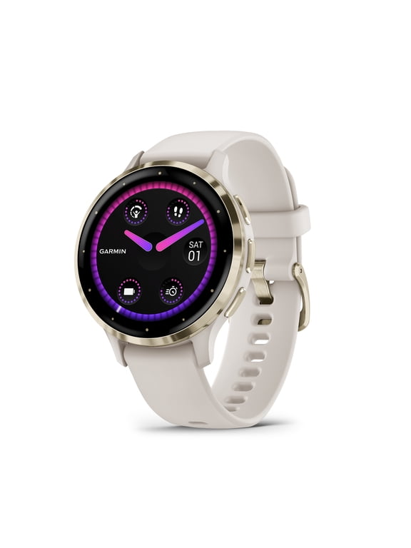 Venu® 3S, GPS Smartwatch, AMOLED Display, Advanced Health and Fitness Features, Up To 10 Days Of Battery, Ivory
