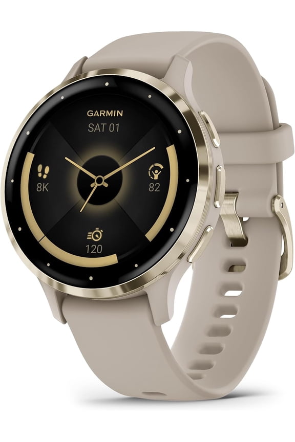 Venu 3S, Premium Fitness Smartwatch, 41mm, French Gray (SOLD WITHOUT MANUFACTURER WARRANTY)