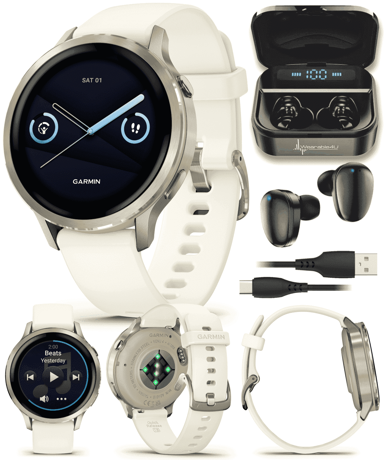 Garmin Venu 4 - 45mm AMOLED Advanced Health & Fitness GPS