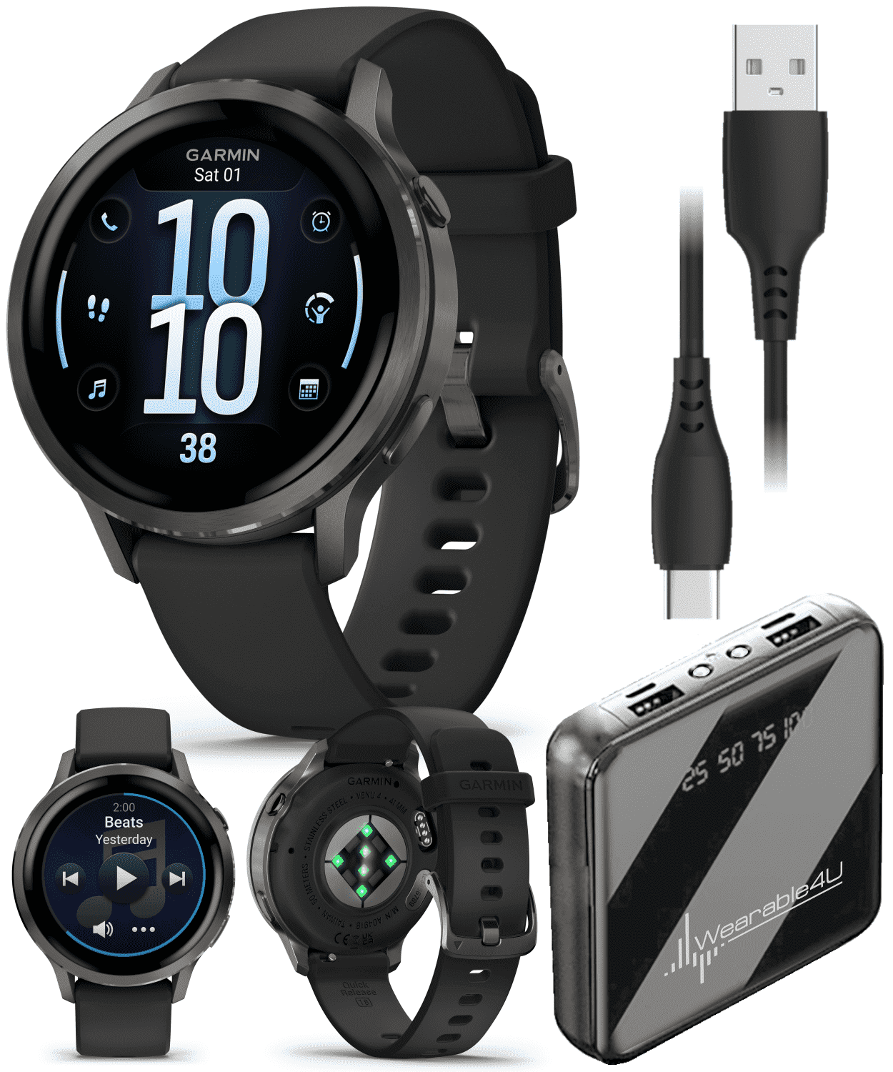 Garmin Venu 4 - 41mm AMOLED Advanced Health & Fitness GPS 