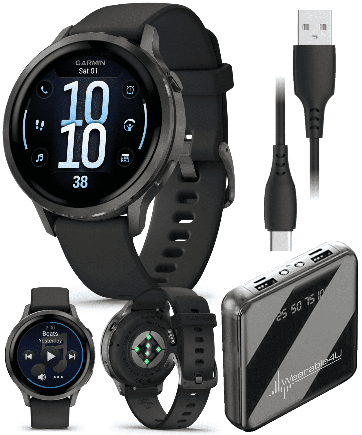 Garmin Venu 4 - 41mm AMOLED Advanced Health & Fitness GPS