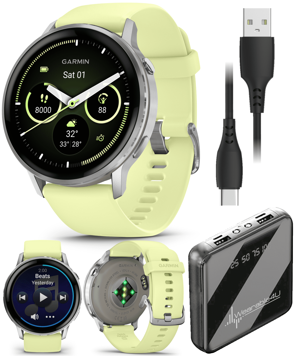 Garmin Venu 41mm AMOLED Advanced Health Fitness GPS