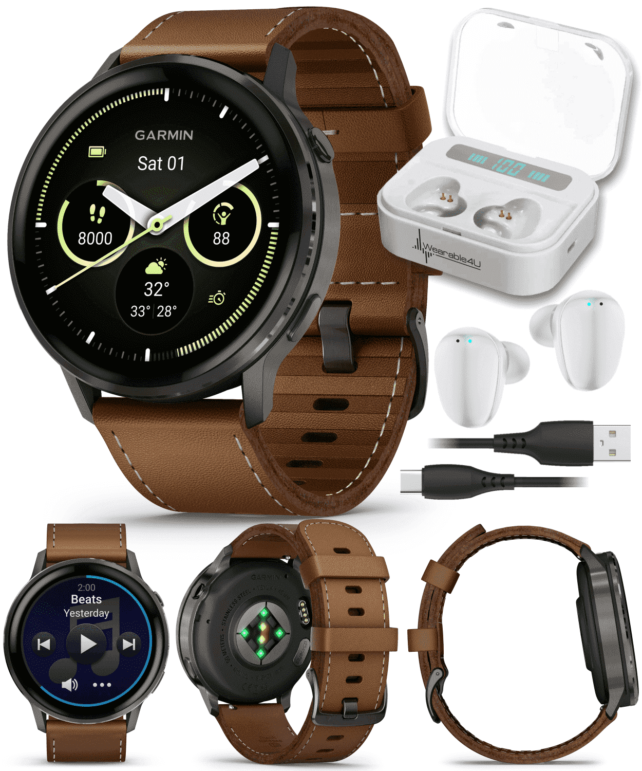 Garmin Venu 4 - 45mm AMOLED Advanced Health & Fitness GPS