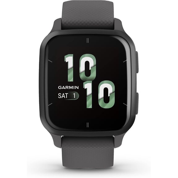 Garmin Venu Sq 2 GPS Smartwatch, All-Day Health Monitoring, Long-Lasting Battery Life, AMOLED Display, Slate and Shadow Gray (SOLD WITHOUT MANUFACTURER WARRANTY)