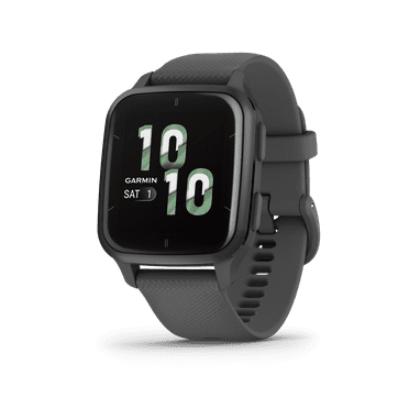 Garmin Venu Sq 2 GPS Smartwatch, All-Day Health Monitoring, Long-Lasting Battery Life, AMOLED Display, Slate and Shadow Gray