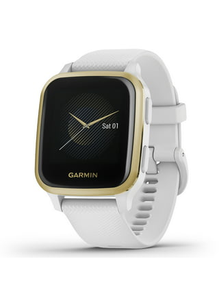 Garmin Vivoactive 5 Health and Fitness GPS Smartwatch, 1.2in AMOLED  Display, Up to 11 Days of Battery, Cream Gold Aluminum Bezel with  Wearable4U White