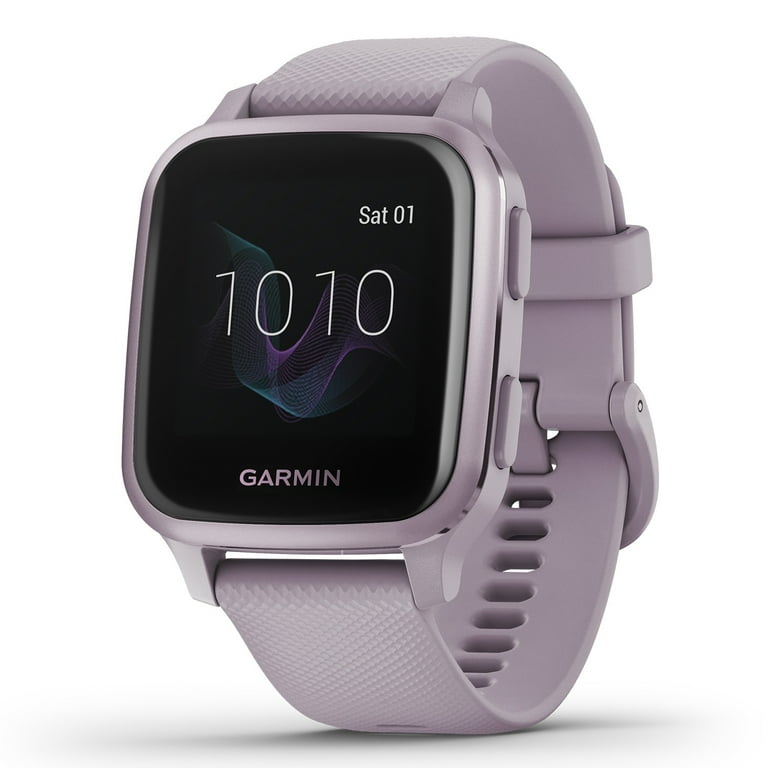 Garmin Venu Sq GPS Smartwatch (Metallic Orchid Aluminum Bezel with Orchid  Case and Silicone Band) 