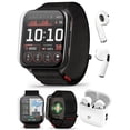 thumbnail image 1 of Garmin Venu X1 (Black/Slate Titanium) Fitness GPS Smartwatch Bundle with PlayBetter Wireless Earbuds & HD Screen Protectors, 1 of 11