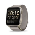 thumbnail image 1 of Garmin Venu X1, Thin and Lightweight GPS Smartwatch, AMOLED Display, Advanced Health and Fitness Features, Soft Gold with Titanium Caseback and French Gray ComfortFit Nylon Band, 1 of 6