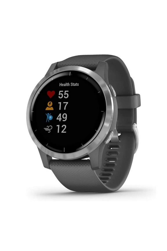 Vivoactive 4 (GPS) 45mm Music Silver case with Gray Band