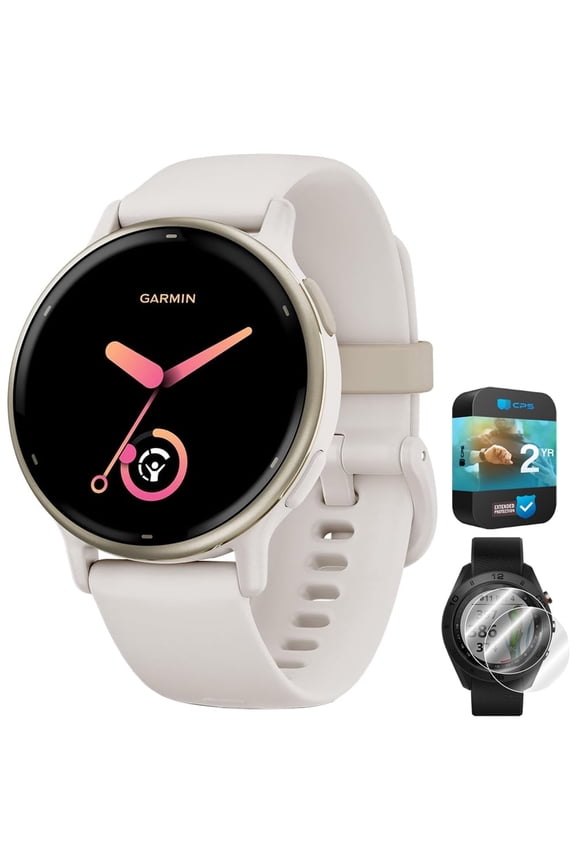 Vivoactive 5 (GPS) 30 mm Ivory Case with Ivory Band