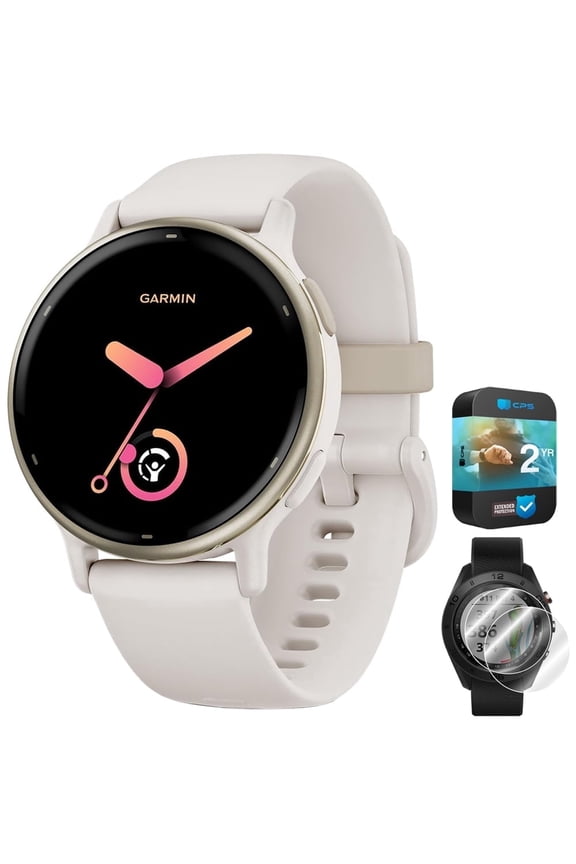 Vivoactive 5 (GPS) 30 mm Ivory Case with Ivory Band