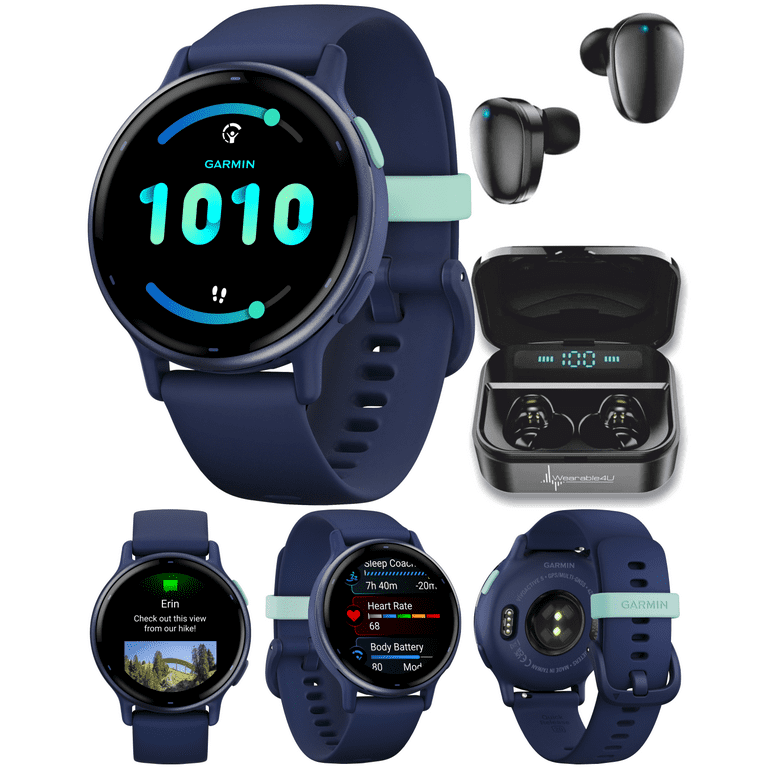  Garmin vívoactive 5, Health and Fitness GPS Smartwatch, AMOLED  Display, Up to 11 Days of Battery, Black : Electronics