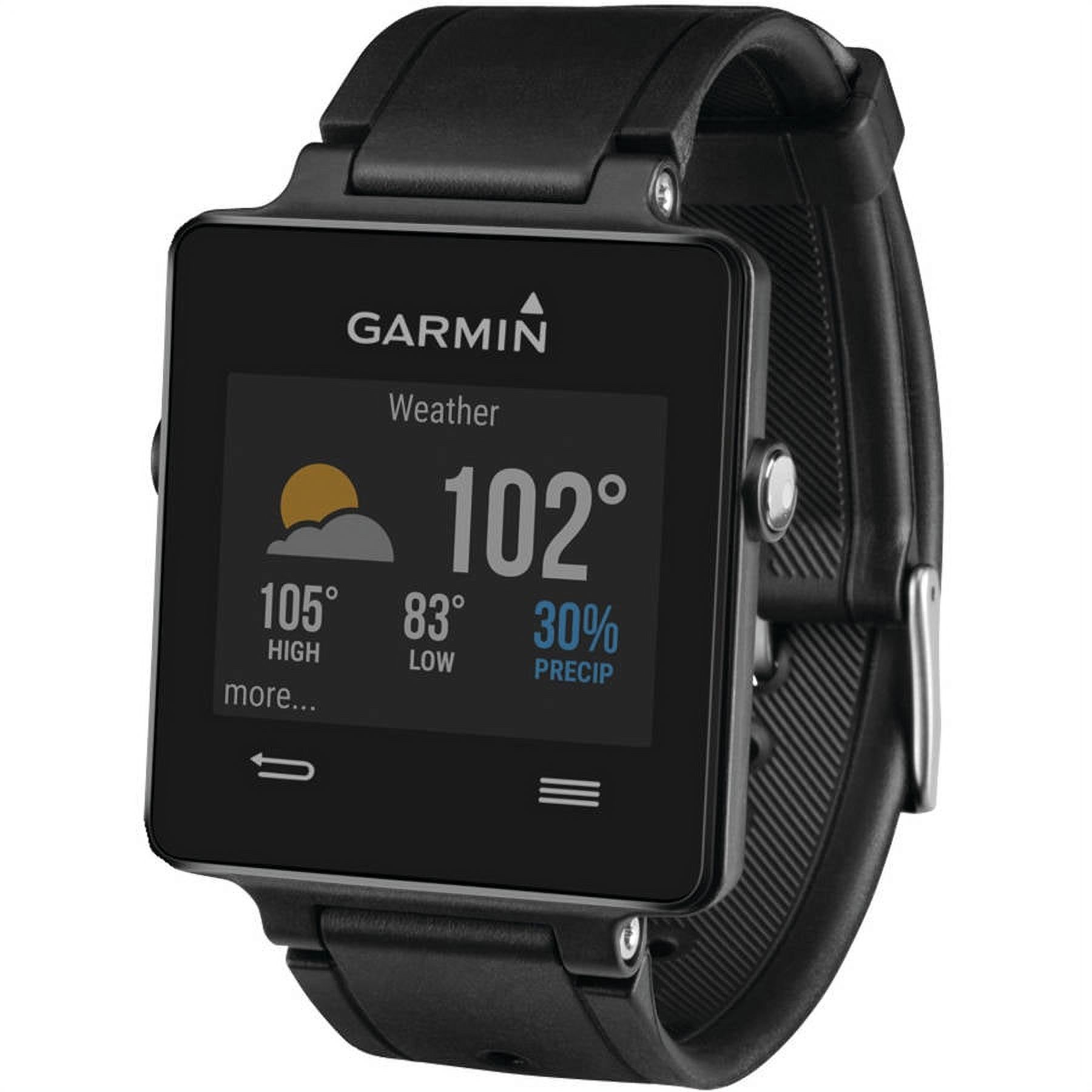 Garmin Vivoactive Smartwatch GPS / Activity Tracker / Pedometer / Sleep Monitor with Phone Notifications, Black (fits wrists 5.35-9.25") - image 1 of 3