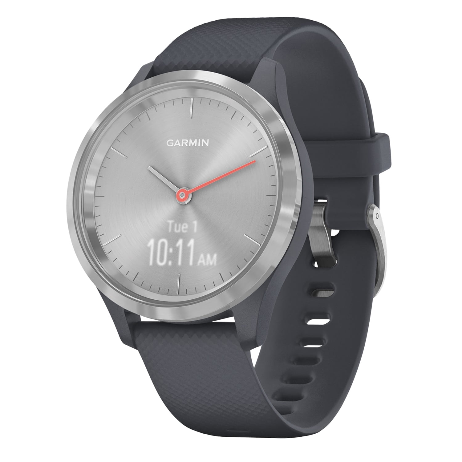 Garmin Vivomove 3S Hybrid Smartwatch, Rose Gold Bezel, Navy