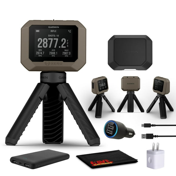 Garmin Xero C1 Pro Chronograph FPS Reader Performance Bundle with Case + Accessories