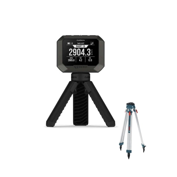 Garmin Xero C2 Chronograph with 63 Inch Contractor's Aluminum Tripod Bundle (2 Items)