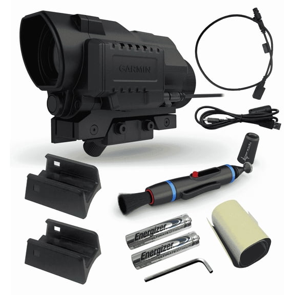 Garmin Xero X1i Crossbow Scope, Auto-ranging, 3.5X Magnification and Illuminated Aim Points with Wearable4U Lens Cleaning Pen Bundle