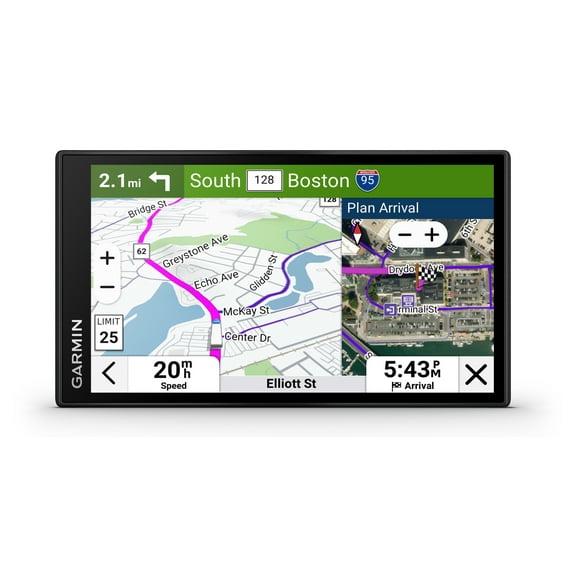 Open Box Garmin dzl OTR620, High-Res 6 GPS Truck Navigator, Custom Truck Routing, Satellite Imagery, Wind Speed, Community-Shared Loading Docks, Truck Entrances & Parking Availability, Popular Truck Paths