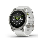 Garmin epix Gen 2, Premium active smartwatch, Health and wellness features, touchscreen AMOLED display, adventure watch with advanced features, white titanium