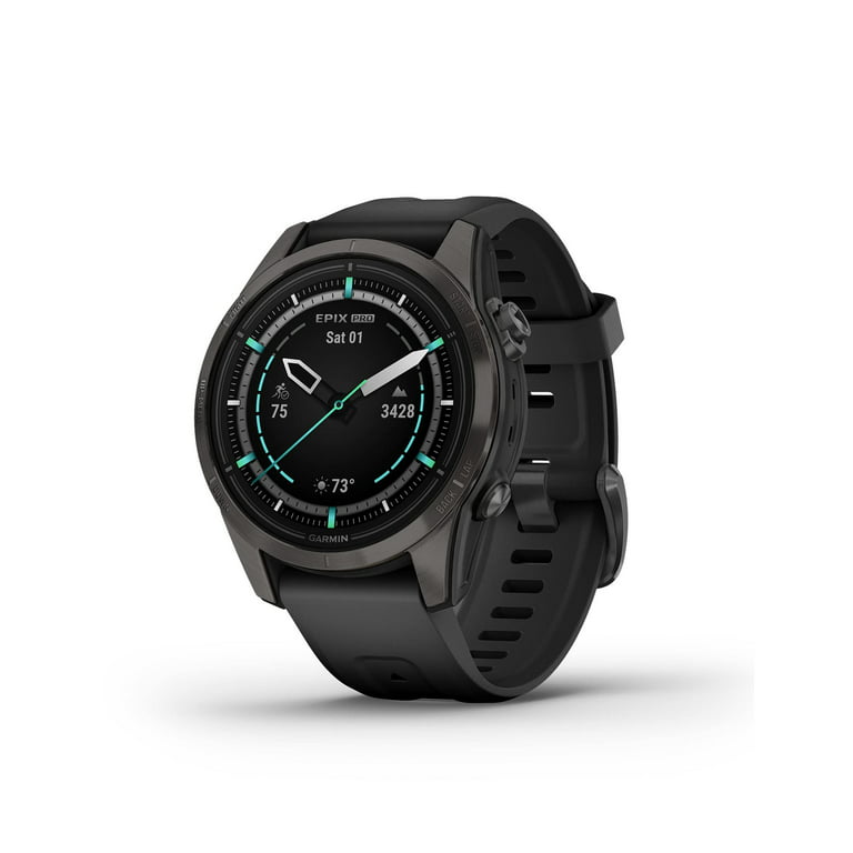  Garmin epix Gen 2, Premium Active smartwatch, Health and  Wellness Features, Touchscreen AMOLED Display, Adventure Watch with  Advanced Features, Black Titanium