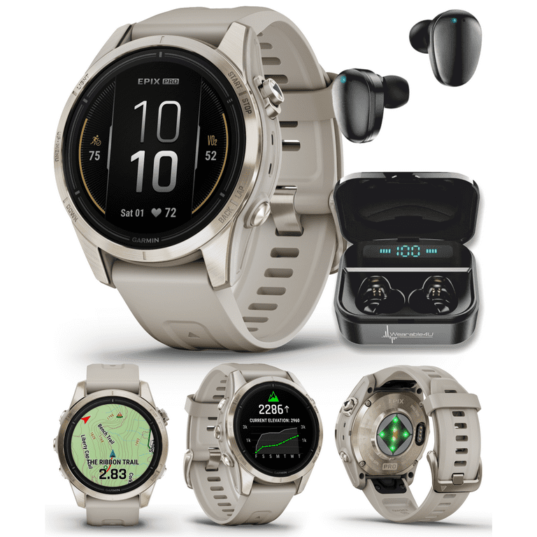  Garmin epix Pro (Gen 2) Sapphire Edition, 42mm, High  Performance Smartwatch, Advanced Training Technology, Built-in Flashlight,  Black : Electronics