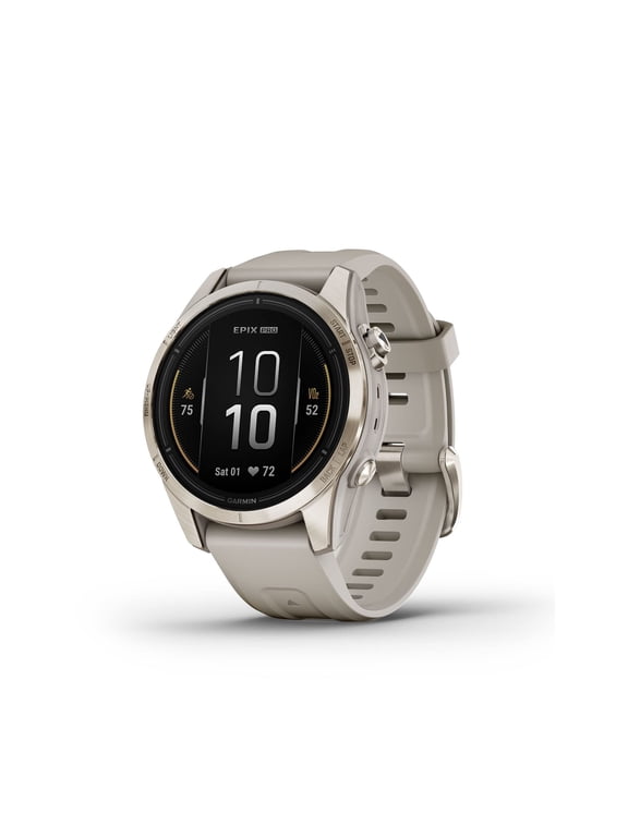 epix Pro (Gen 2) Sapphire Edition, 42mm, High Performance Smartwatch, Advanced Training Technology, Built-in Flashlight, Light Sand