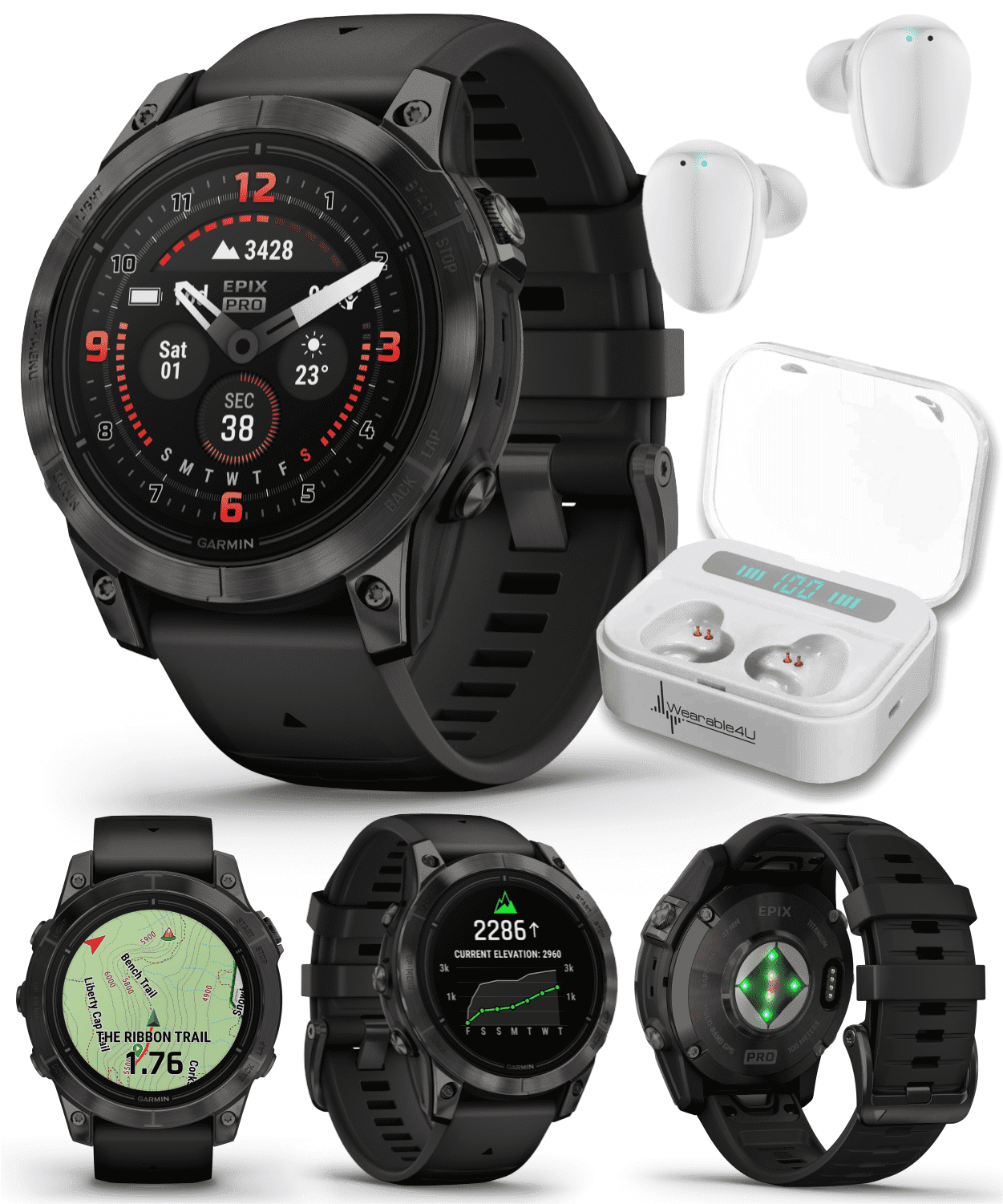 Garmin epix Pro (Gen 2) Sapphire Edition, 47mm, High Performance 