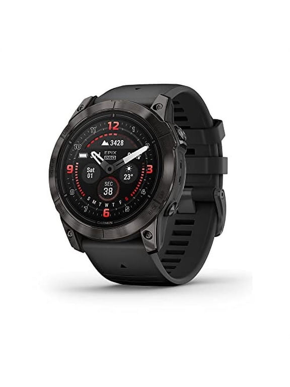 (Open Box) Garmin epix Pro (Gen 2) Sapphire Edition, 51mm, High Performance Smartwatch, Advanced Training Technology, Built-in Flashlight, Black