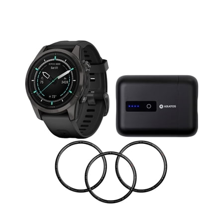 Garmin epix Pro Gen 2 Sapphire Edition Smartwatch (Gray) with Accessories Bundle