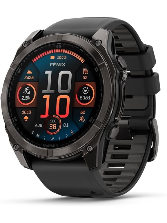 fnix 8, Sapphire, 51mm, DLC Titanium, Black/Pebble Gray (SOLD WITHOUT MANUFACTURER WARRANTY)