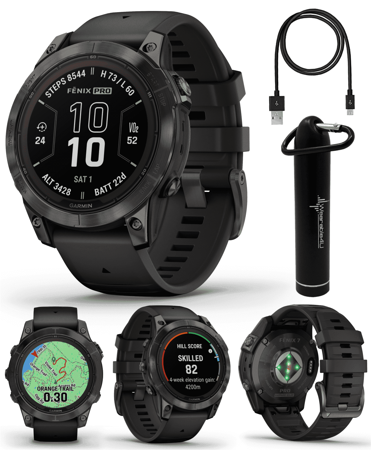 Garmin fenix 7 Pro Solar Sapphire Multisport GPS 47 mm