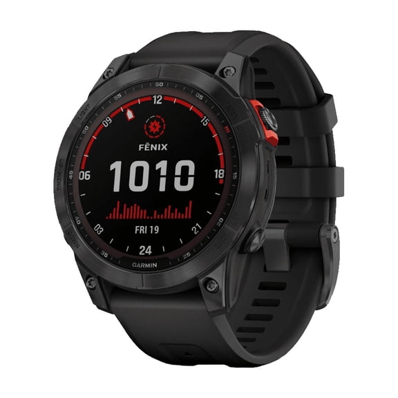 Garmin fenix 7 - Solar Edition, Slate Gray with Black Band