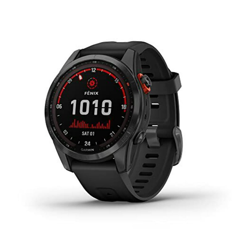 Garmin fenix 7S Solar 42mm Multisport GPS Smartwatch, Slate Gray