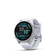 thumbnail image 1 of Garmin fenix 8 – 43 mm, AMOLED, Silver with Whitestone Silicone Band, 1 of 6