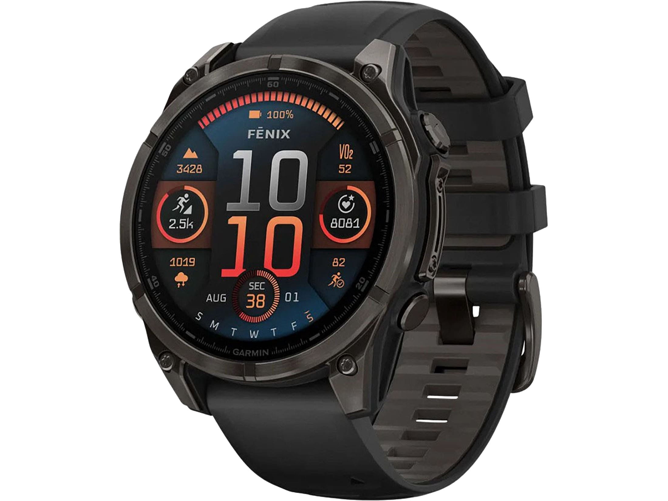 Carbon Gray DLC Titanium with Pebble Gray Band