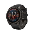 thumbnail image 1 of Garmin fēnix® 8, Sapphire, 47mm, DLC Titanium, Black/Pebble Gray, 1 of 5