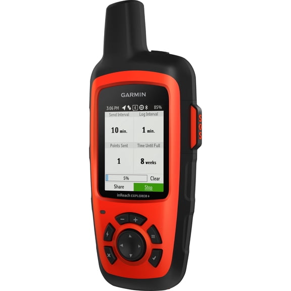 Garmin inReach Explorer+ Handheld GPS Navigator, Handheld, Mountable
