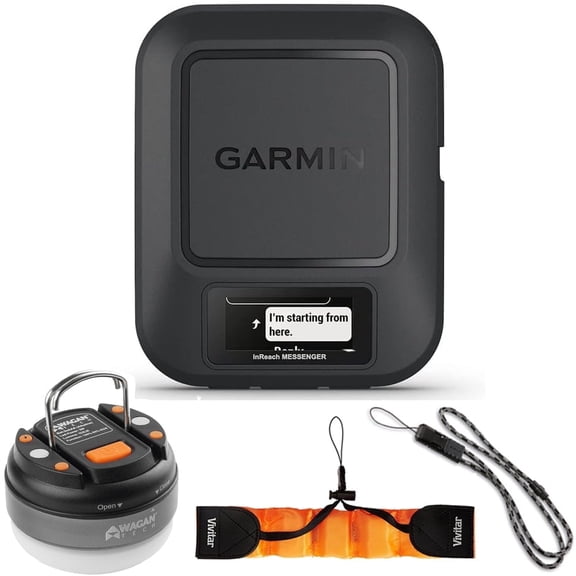 Garmin inReach Messenger Handheld Satellite Communicator Global Two-Way Messaging Kit