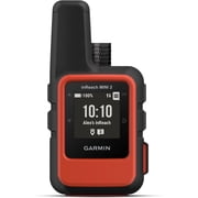Garmin inReach Mini 2, Lightweight and Compact Satellite Communicator, Hiking Handheld, flame red