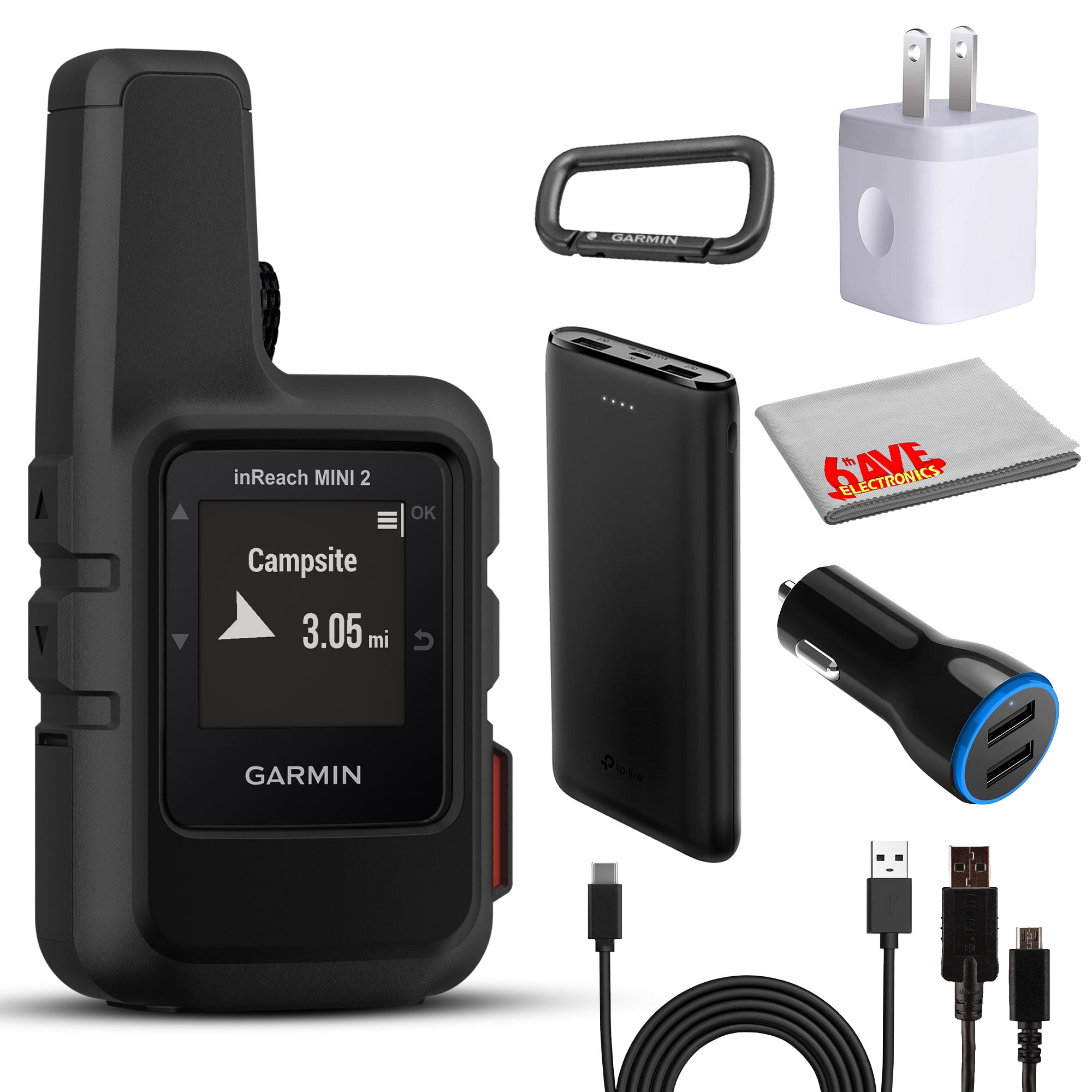 Garmin inReach Mini 2 Portable Handheld GPS for Hiking, Text