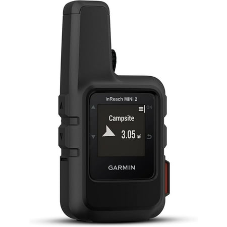 Garmin - inReach Mini 2 Compact Satellite Communicator 1.3" GPS with Built-In Bluetooth - Black