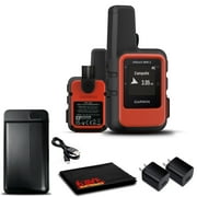 Garmin inReach Mini 2 Satellite Communicator Flame Red with Charging Bank
