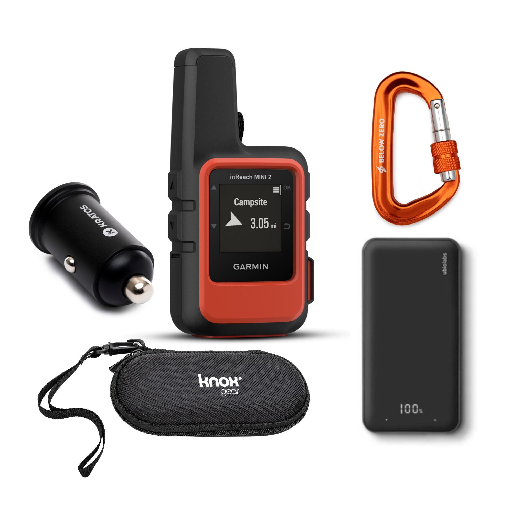 Garmin inReach Mini 3 Plus Satellite Communicator with Photo and Voice Messaging in Black and Red