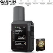 Garmin inReach Mini 3 Compact SOS Satellite Communicator with Touchscreen 010-03387-00 Bundle with Deco Essentials Exclusive 26 Month CPS Enhanced Protection Pack