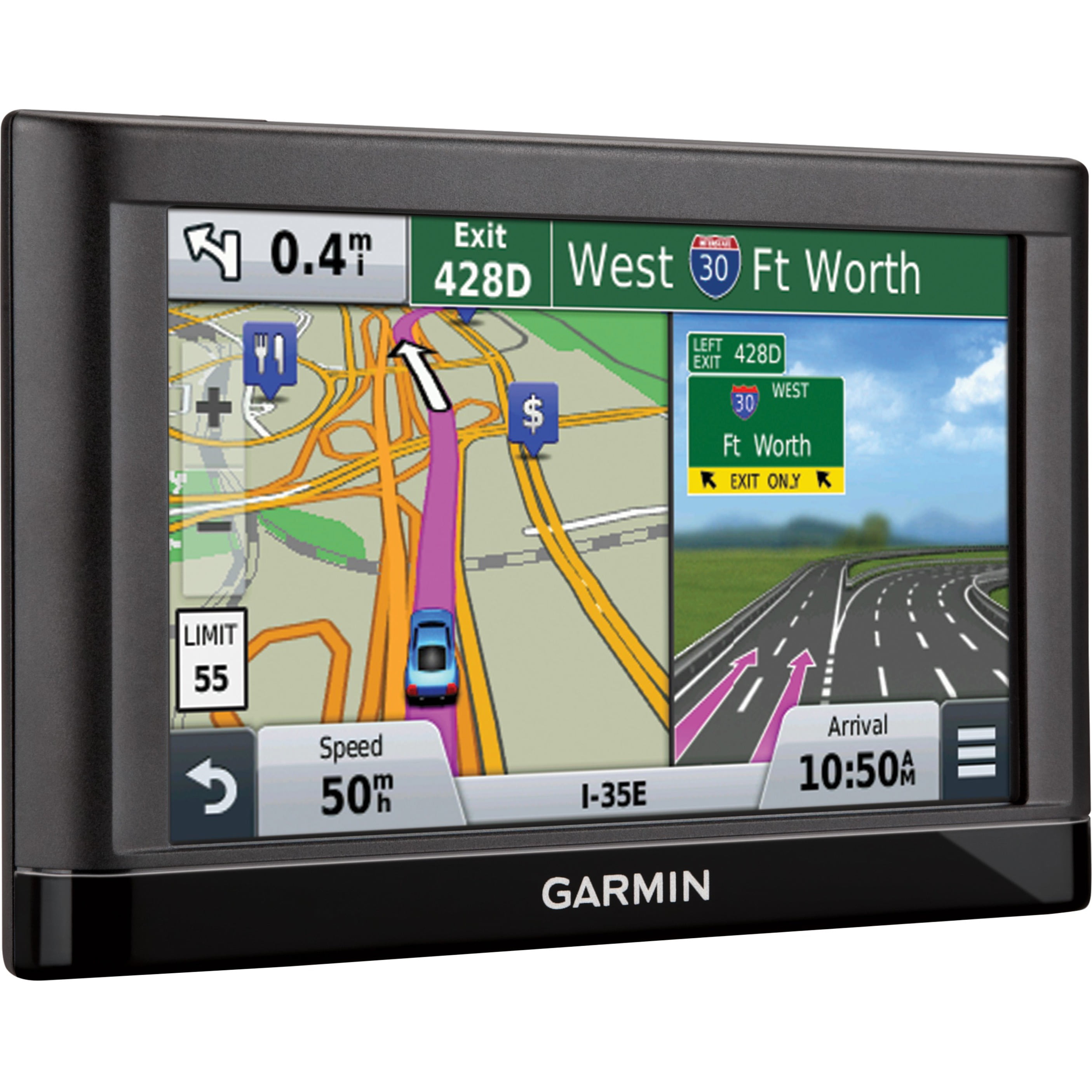 Bekræfte høste vulkansk Garmin n��vi 55LM Automobile Portable GPS Navigator, Used, Portable -  Walmart.com